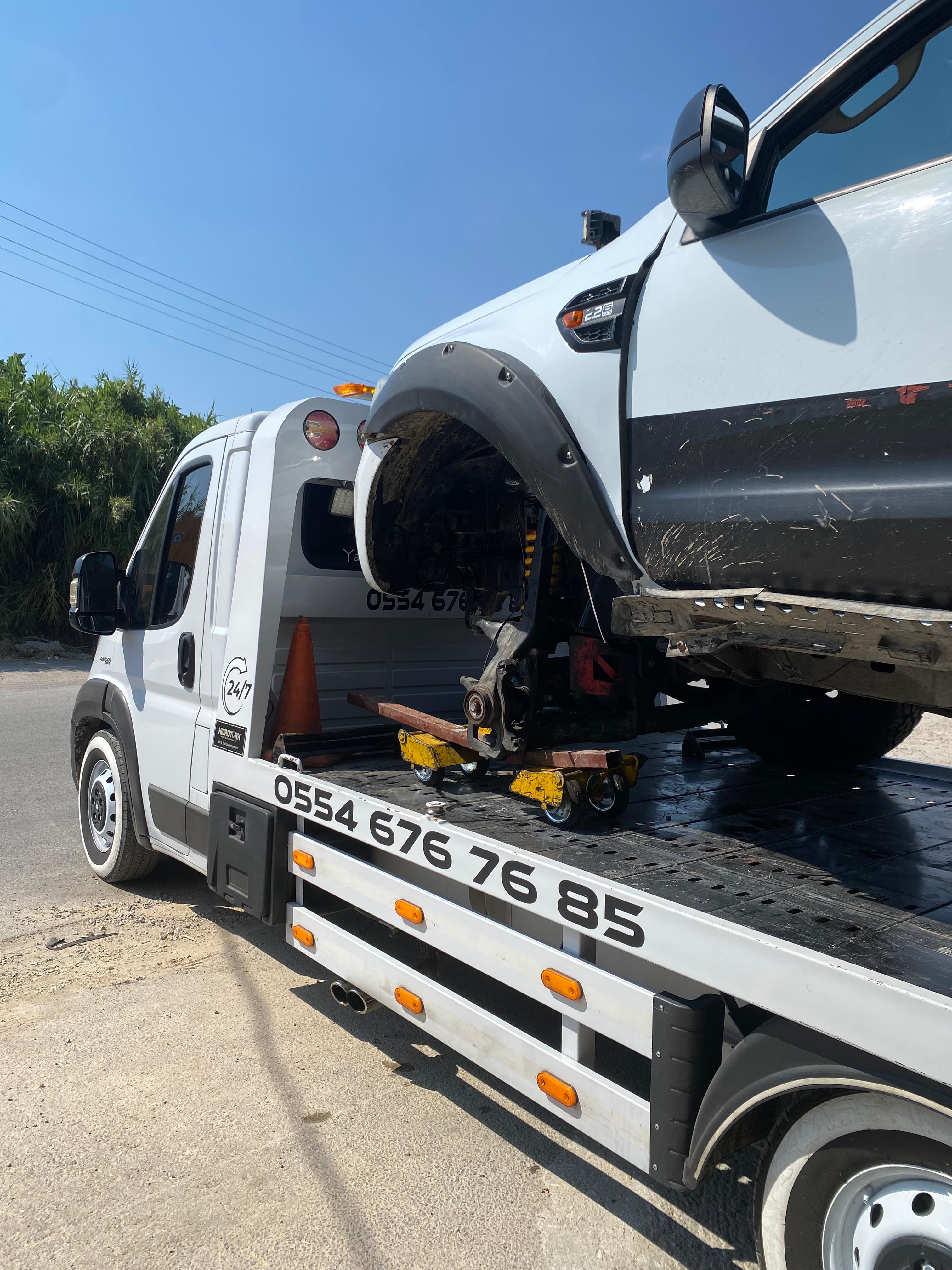 Hobby Garage İzmir oto çekici ile yapılan gerçek araç taşıma işi, kare 07