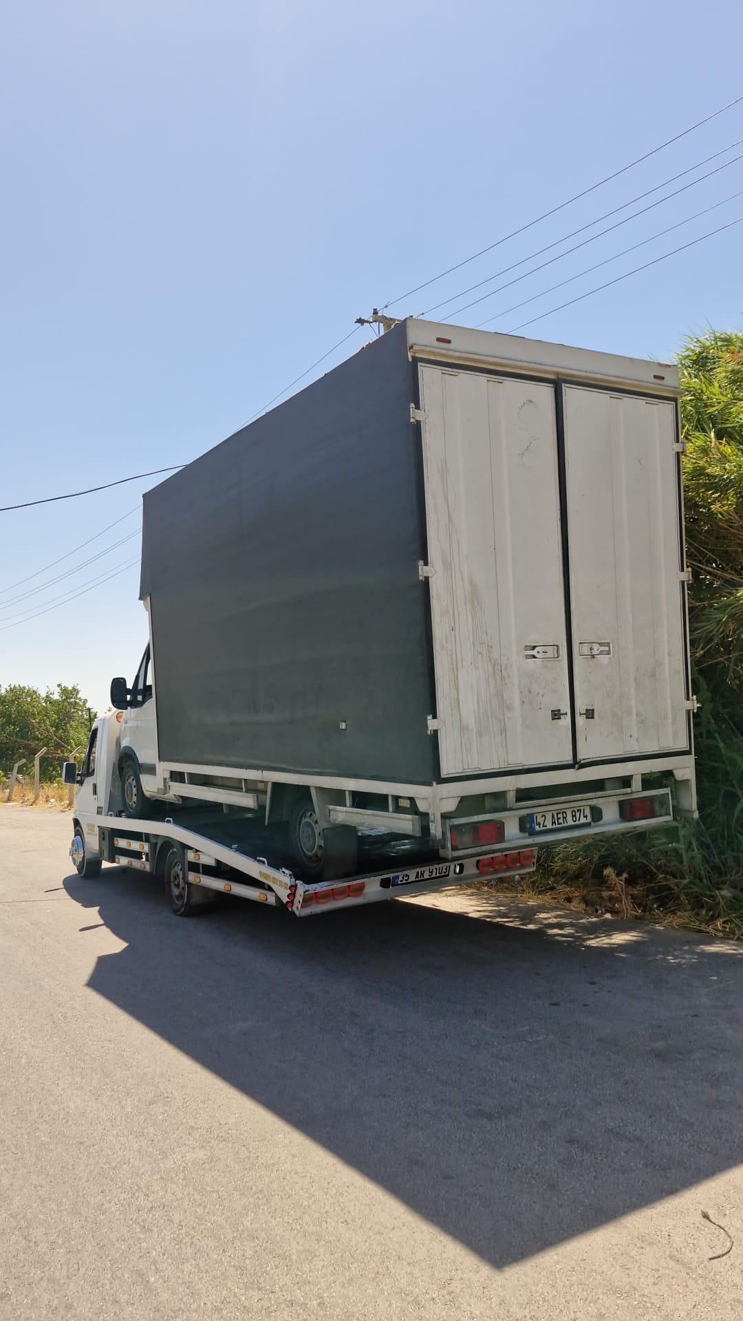 Hobby Garage İzmir oto çekici ile yapılan gerçek araç taşıma işi, kare 26