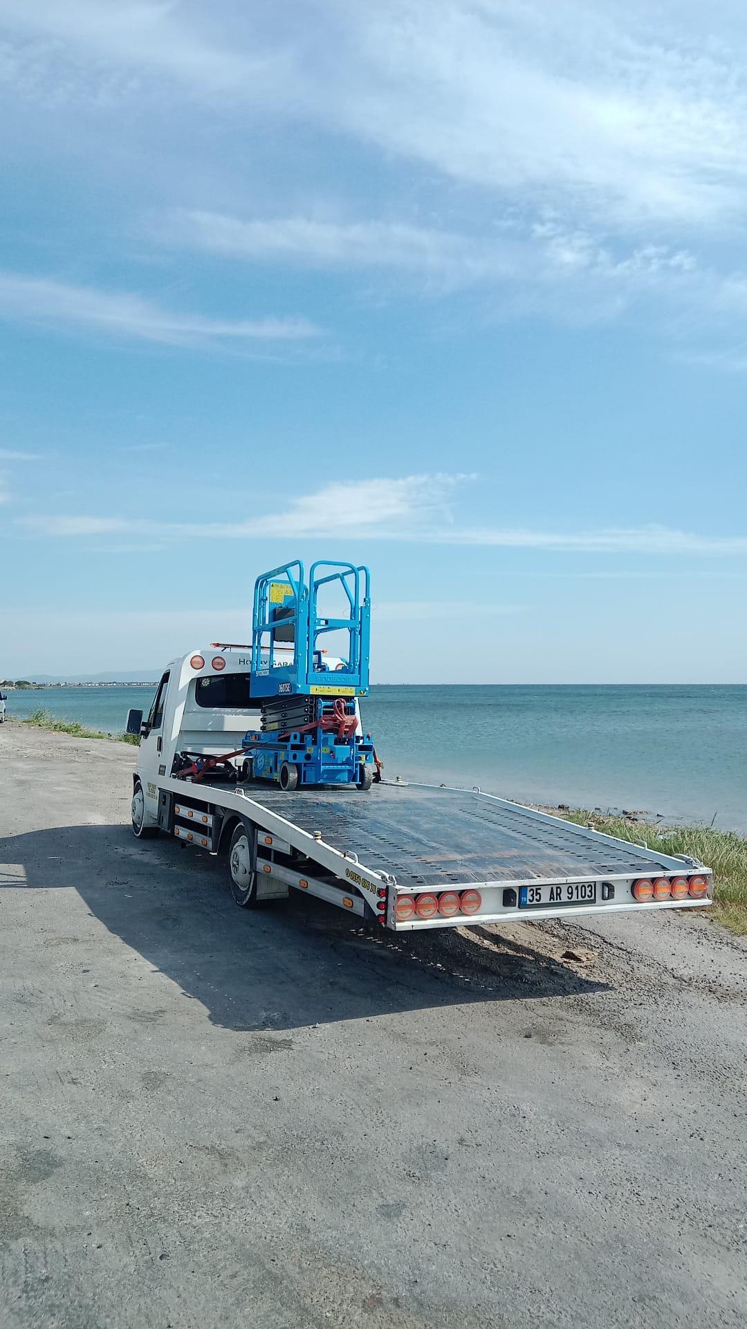Hobby Garage İzmir oto çekici ile yapılan gerçek araç taşıma işi, kare 32